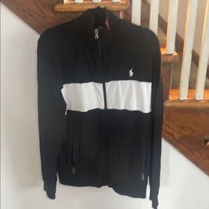 Polo by Ralph Lauren Black and White Track Jacket